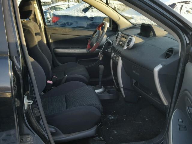 JTKKT624X50107236 - 2005 TOYOTA SCION XA BLACK photo 5