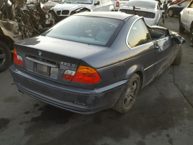 WBABN53481JU37078 - 2001 BMW 330 CI CHARCOAL photo 4