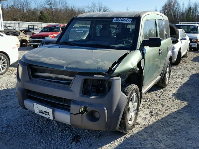 5J6YH18513L016383 - 2003 HONDA ELEMENT EX GREEN photo 2