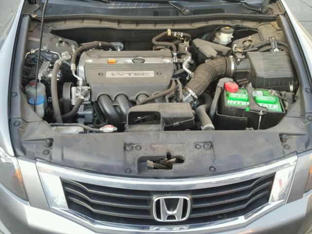 JHMCP26409C009709 - 2009 HONDA ACCORD LXP GRAY photo 7