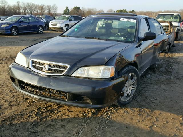 19UUA56701A002568 - 2001 ACURA 3.2TL BLACK photo 2