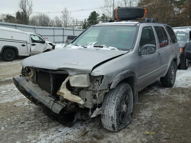 JN8AR07Y6YW444082 - 2000 NISSAN PATHFINDER GRAY photo 2