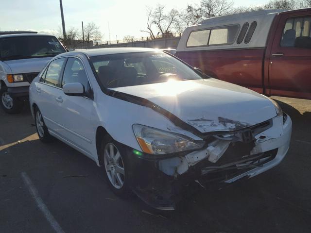 1HGCM66575A043275 - 2005 HONDA ACCORD EX WHITE photo 1