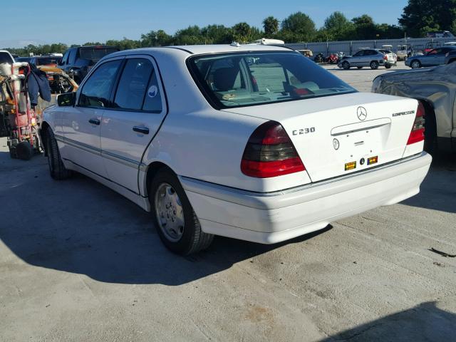 WDBHA24G5YA810666 - 2000 MERCEDES-BENZ C 230 WHITE photo 3