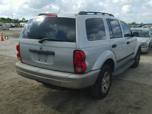 1D4HD38K25F540357 - 2005 DODGE DURANGO ST SILVER photo 4