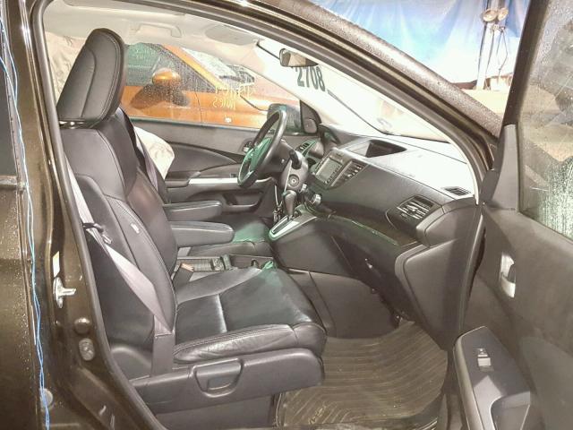 5J6RM4H71DL029249 - 2013 HONDA CR-V EXL BLACK photo 5