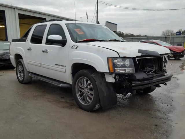 3GNVKFE02AG168318 - 2010 CHEVROLET AVALANCHE WHITE photo 1