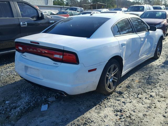 2C3CDXCT1EH344721 - 2014 DODGE CHARGER R/ WHITE photo 4