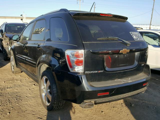 2CNDL737686017426 - 2008 CHEVROLET EQUINOX SP BLACK photo 3