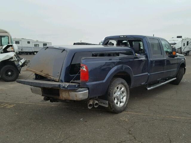 1FT7W2BT6FED55895 - 2015 FORD F250 SUPER BLUE photo 4