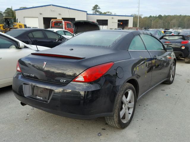 1G2ZH36N374234595 - 2007 PONTIAC G6 GT BLACK photo 4