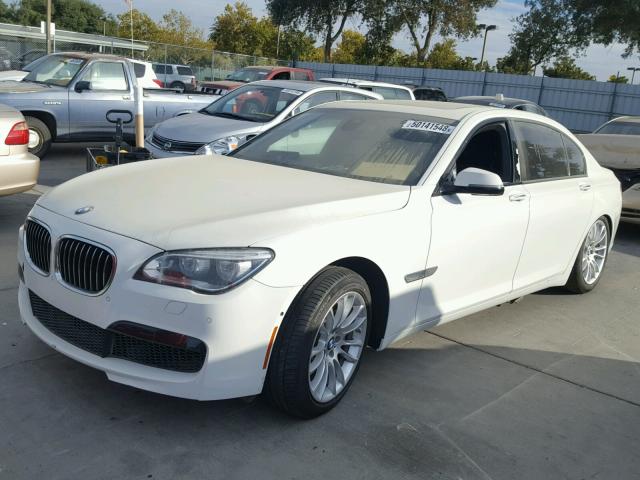 WBAYE8C51ED134880 - 2014 BMW 750 LI WHITE photo 2