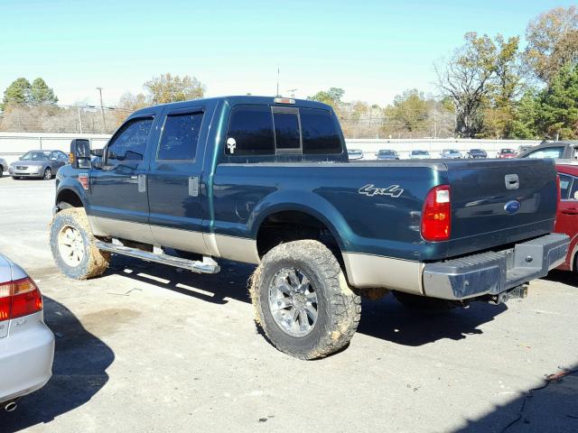 1FTSW21R28EC36650 - 2008 FORD F250 SUPER GREEN photo 9