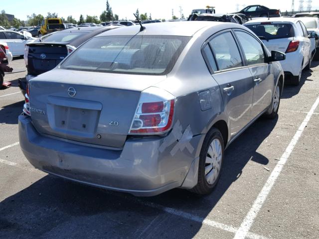 3N1AB61E87L711943 - 2007 NISSAN SENTRA 2.0 GRAY photo 4