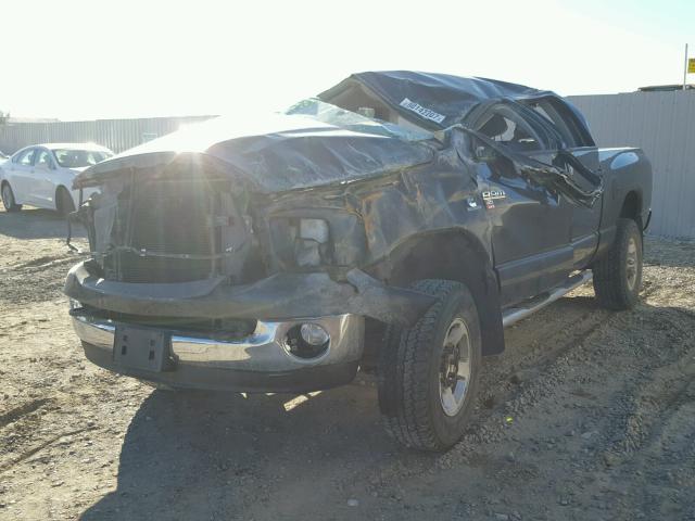 3D7KS28A08G144897 - 2008 DODGE RAM 2500 S BLACK photo 2
