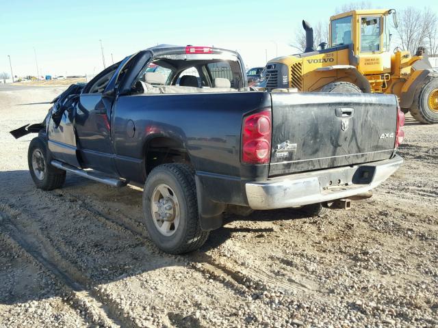 3D7KS28A08G144897 - 2008 DODGE RAM 2500 S BLACK photo 3