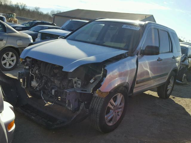 JHLRD78472C095088 - 2002 HONDA CR-V LX SILVER photo 2