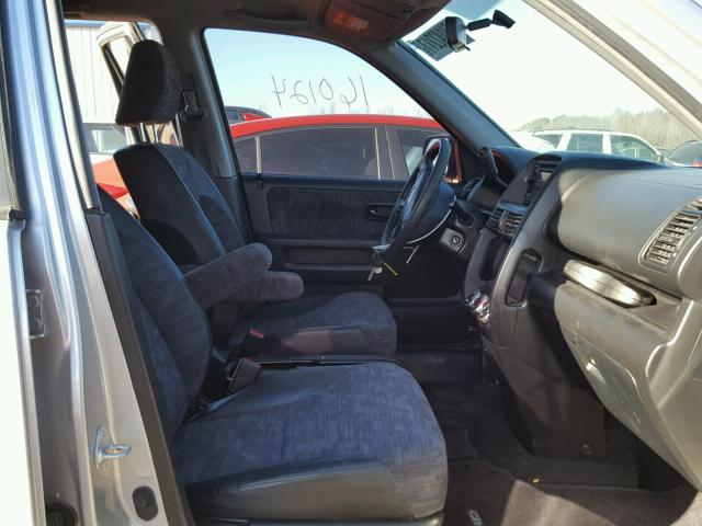 JHLRD78472C095088 - 2002 HONDA CR-V LX SILVER photo 5