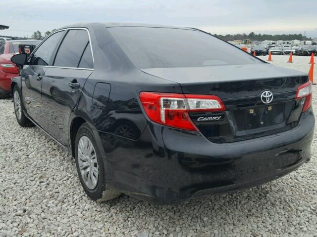 4T1BF1FK5EU410990 - 2014 TOYOTA CAMRY L BLACK photo 3