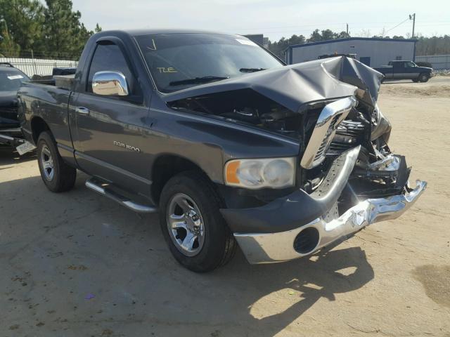 1D7HA16K74J233443 - 2004 DODGE RAM 1500 S GRAY photo 1