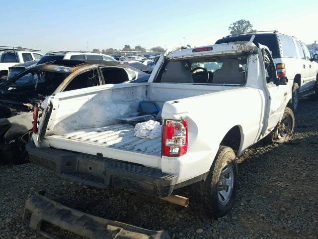 1FTYR11U87PA97711 - 2007 FORD RANGER WHITE photo 4