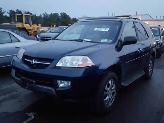 2HNYD18683H524447 - 2003 ACURA MDX TOURIN BLUE photo 2