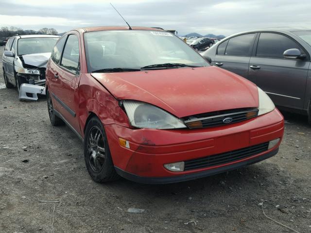 3FAFP3132YR125244 - 2000 FORD FOCUS ZX3 RED photo 1