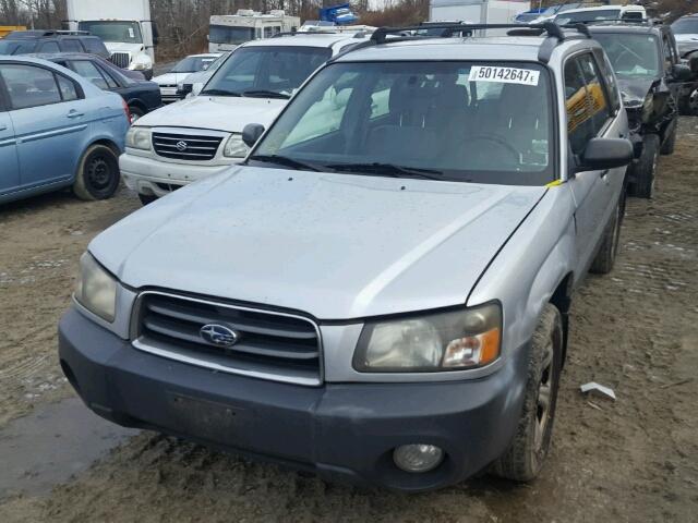 JF1SG63653H704875 - 2003 SUBARU FORESTER 2 CHARCOAL photo 2