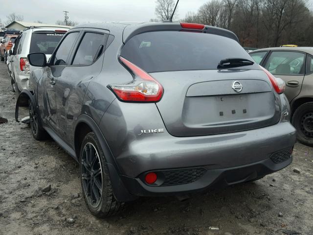 JN8AF5MR3GT607998 - 2016 NISSAN JUKE S GRAY photo 3