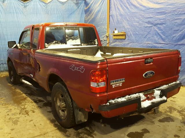 1FTZR15EX8PB19376 - 2008 FORD RANGER SUP RED photo 3