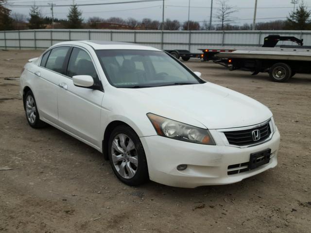 1HGCP36818A057659 - 2008 HONDA ACCORD EXL WHITE photo 1