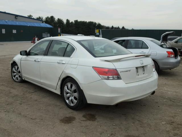 1HGCP36818A057659 - 2008 HONDA ACCORD EXL WHITE photo 3