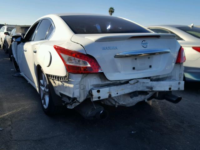 1N4AA5APXBC860294 - 2011 NISSAN MAXIMA S WHITE photo 3