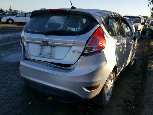 3FADP4EJ4EM235257 - 2014 FORD FIESTA SE SILVER photo 4