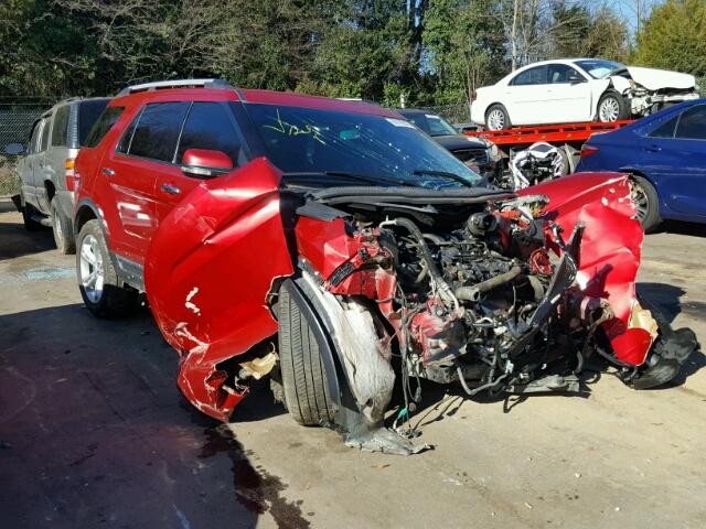 1FMHK7F89CGA25375 - 2012 FORD EXPLORER L RED photo 1