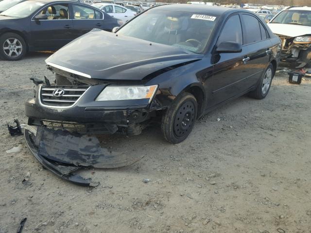 5NPET4AC2AH585035 - 2010 HYUNDAI SONATA GLS BLACK photo 2