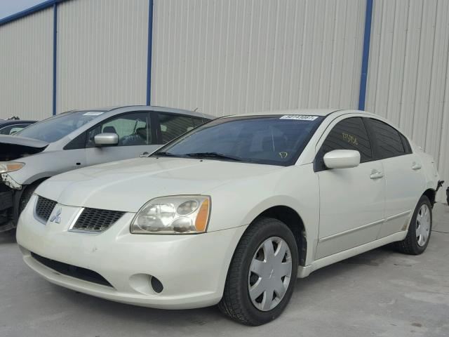 4A3AB36FX5E044736 - 2005 MITSUBISHI GALANT ES WHITE photo 2