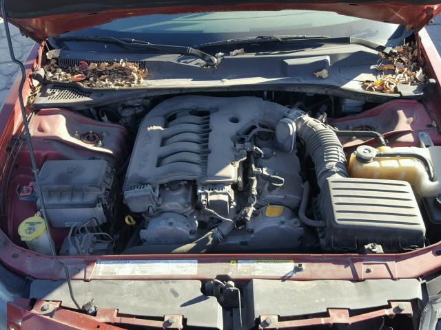 2D4FV47V46H429721 - 2006 DODGE MAGNUM SXT RED photo 7