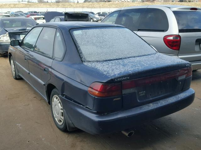 4S3BD4359T6902210 - 1996 SUBARU LEGACY L BLUE photo 3