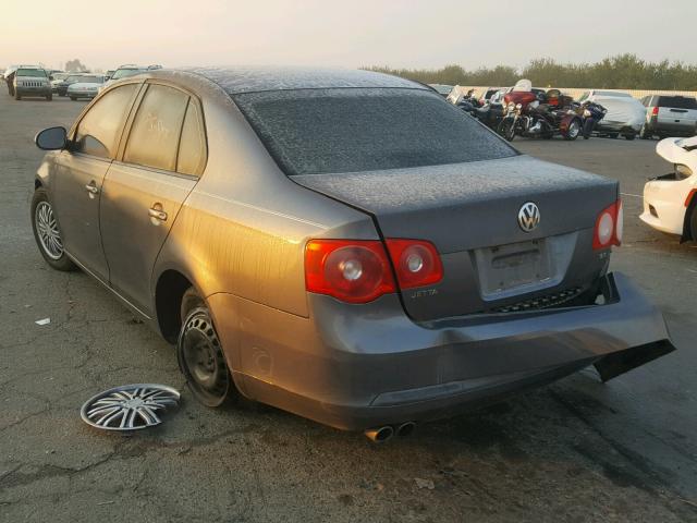 3VWPF71K76M769619 - 2006 VOLKSWAGEN JETTA VALU CHARCOAL photo 3