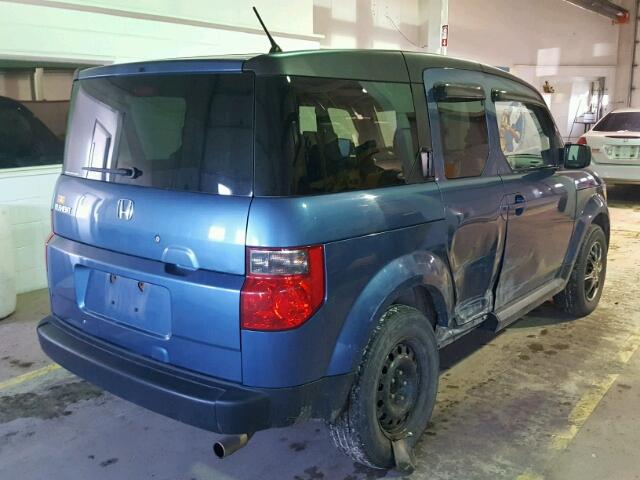 5J6YH27706L801118 - 2006 HONDA ELEMENT EX BLUE photo 4