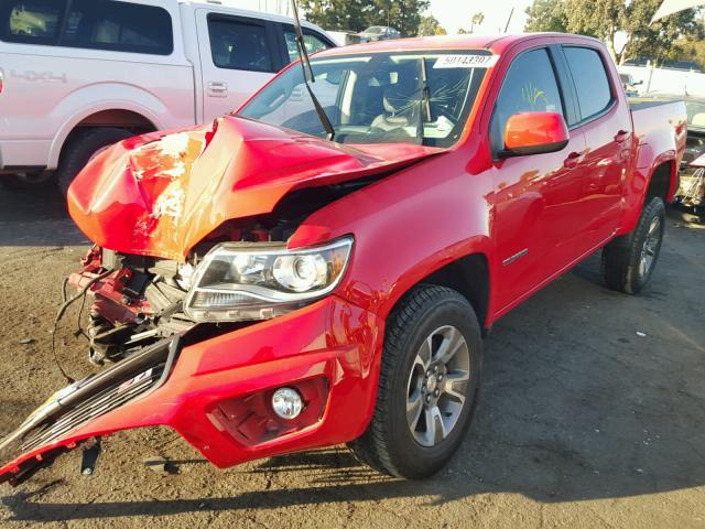 1GCGSDE37G1242209 - 2016 CHEVROLET COLORADO Z RED photo 2