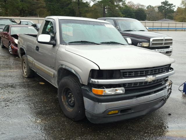 1GCEC14VX1Z254112 - 2001 CHEVROLET SILVERADO BEIGE photo 1