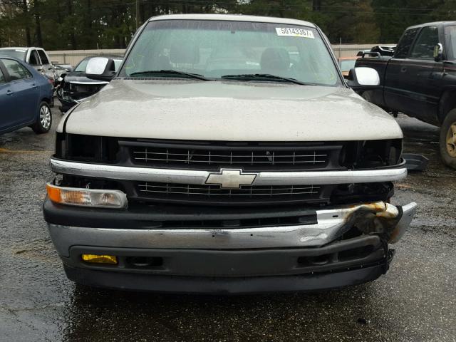 1GCEC14VX1Z254112 - 2001 CHEVROLET SILVERADO BEIGE photo 9