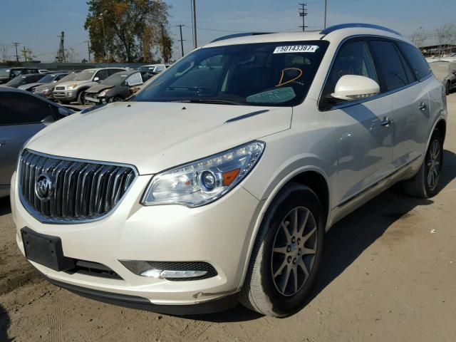 5GAKVBKD3EJ341014 - 2014 BUICK ENCLAVE WHITE photo 2