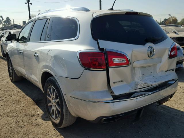 5GAKVBKD3EJ341014 - 2014 BUICK ENCLAVE WHITE photo 3