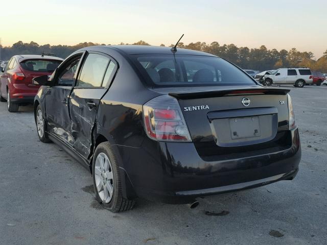 3N1AB6APXBL666546 - 2011 NISSAN SENTRA 2.0 BLACK photo 3