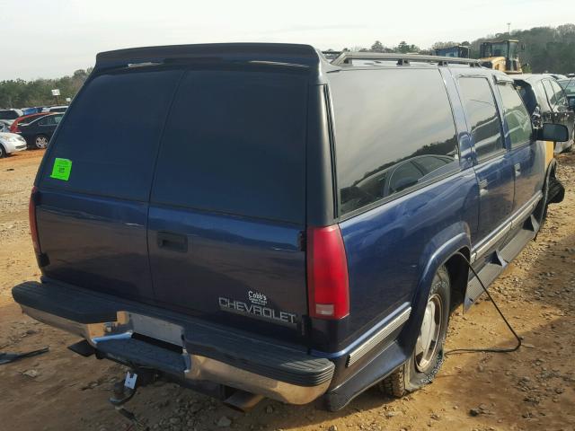 3GNFK16R8VG161478 - 1997 CHEVROLET SUBURBAN K BLUE photo 4