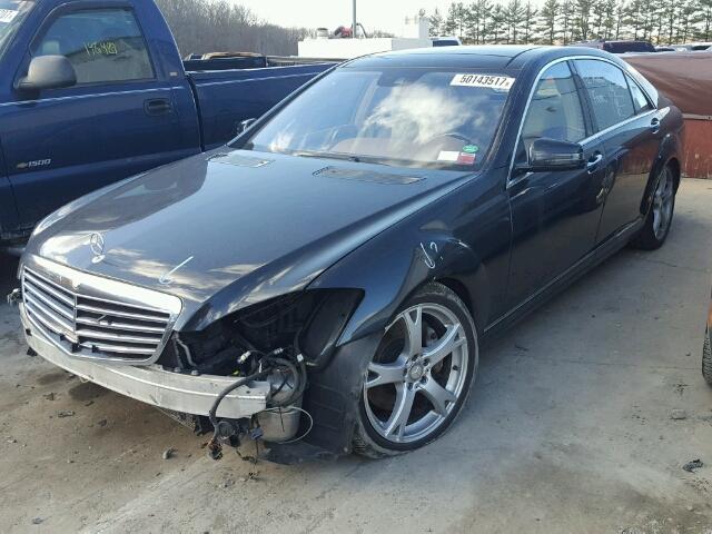 WDDNG9EB5DA533970 - 2013 MERCEDES-BENZ S 550 4MAT CHARCOAL photo 2