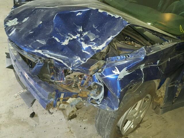 2G1WF52E759307587 - 2005 CHEVROLET IMPALA BLUE photo 9